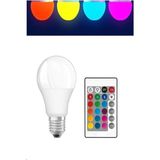Renk Değiştiren LED Ampul Dimmerli 9W Rgb Uzaktan Kumandalı Renkli Ampul, Kumandalı Ampul - 0,5 W - Altın