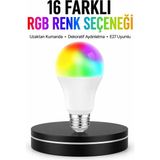 Renk Değiştiren Rgb LED Ampul 16 Renk Uzaktan Kumandalı 2025 Model Midastech - Çok Renkli