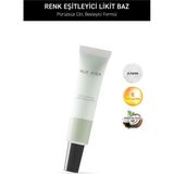 Renk Eşitleyici Yaşlanma Karşıtı Nemlendiren SPF15 Makyaj Bazı - Color Correcting Makeup Base Mint