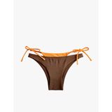 Renk Kontrastlı Çift Bel Katmanlı İpli Bikini Altı