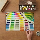 Renk Paleti- Boya Paleti Tasarımı 240 Parça Ahşap Puzzle Ahşap Kutuda MP00159