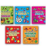 Renk Renk Boyama Seti - 5 Kitap Takım - Pal Sokağı