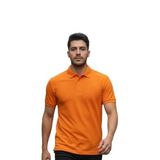 Renk Seçenekli Erkek Polo Yaka Tişört – Günlük & Şık Pamuklu Slim Fit (turuncu, S)