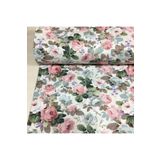 Renk Tekstil New Roses Desenli Poplin Nevresimlik Kumaş