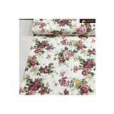 Renk Tekstil Spring Rose Duck Keten Metrelik Keten Kumaş