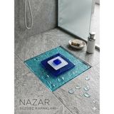 Renk Yapı Rüyası Cam Banyo Gideri Kapatıcısı, Dekorafir Süzgeç Kapaığı, Cam Süzgeç Kapağı - 2 ADET