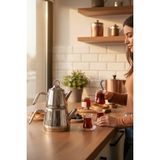 Renk Yapı Rüyası Midi Orta Aile Maxsi Boy Çelik ÇAYDANLIK18/10 304 Çelik Indüksiyon Taban Paslanmaz Çelik Çaydanlık - 1.30/2.85LT