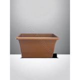 Renk Yapı Saksı, Küçük Saksı, Balkon, Teras, Bahçe Için Saksı 5lt Toprak Renk, 30*19*18 - 5 Adet - 30 cm