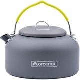 Renkli 1.4 Litre Kamp Çaydanlığı, Şık ve Kullanışlı Outdoor Içecek Hazırlama Aracı - Açık Beyaz - Gri - Seçenek 1