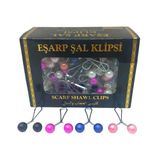RENKLİ 100 PARÇA EŞARP BAŞÖRTÜ - ŞAL KLİPSİ GO-53-vice 00974