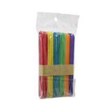 RENKLİ - 1000 ADET AHŞAP ELİŞİ - DİL ÇUBUK 15CM X 1.8CM (5477)