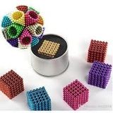 Renkli 216 adet mıknatıs neocube mıknatıs 5mm neodyum