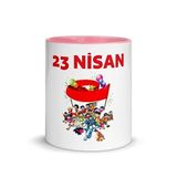 RENKLİ 23 NİSAN KUPALARI Pembe Tek Ebat LSD774848491