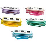 Renkli 32 Tuşlu Melodika, Taşınabilir ve Çantalı, Müzik Eğlencesi Için - Ahşap - Ceviz - Seçenek 1