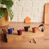 Renkli 4'lü Metalik Espresso Fincan Seti, 70 Ml, Şık ve Kullanışlı. - Seçenek 1