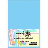 Renkli A-4 Fotokopi Kağıdı 25'li 1 Paket Artlantis Fotokopi Renkli A4 Kağıdı - Açık Mavi
