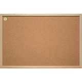 Renkli Ahşap Çerçeve Mantar Pano 30X45 Cm, Dekoratif ve Şık Tasarım - Açık Bej - Seçenek 1