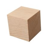Renkli Ahşap Küpler, 2X2X2 Cm, 100 Adet, Hobi ve Dekorasyon Malzemesi - Seçenek 1 - Açık Bej