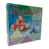 Renkli Akıllı Küpler Kutu Oyunu / Zeka Oyunu / Zeka Küpleri / Eğitici Oyun