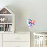 Renkli Akvaryum Balığı Duvar Stickerı