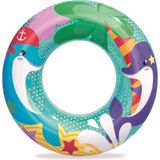 Renkli Balık Desenli 51CM Can Simidi, Güvenle Denizde Eğlence - Altın - Seçenek 1