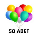 Renkli Balon 50 Li Karışık Renk Parti Doğum Günü Kutlama Özel Günler