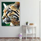 Renkli Baskılı Sayılarla Boyama Hobi Seti 50x65 cm: Renkli Kaplan