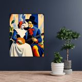 Renkli Baskılı Sayılarla Boyama Hobi Seti 50x65 cm: Soyut Resim 20