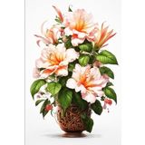 Renkli Baskılı Sayılarla Boyama Hobi Seti 80x100 cm: Doğaya Bakış