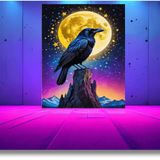 Renkli Baskılı Sayılarla Boyama Hobi Seti 80x100 cm: Renkli Dağ