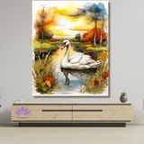 Renkli Baskılı Sayılarla Boyama Hobi Seti 80x100 cm: Renkli Kral
