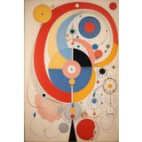 Renkli Baskılı Sayılarla Boyama Hobi Seti (Çerçeveli) 40x50 cm: Soyut Resim 8
