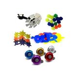 Renkli Bisiklet Süsleri, 5 Parçalı Dekoratif Set, Zil, Rüzgar Gülü, Yıldız, Kalp, Boncuk