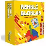Renkli Bloklar Ahşap Akılda Zeka Oyunları