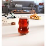 Renkli Çiftli Çay Bardağı Seti, Şık ve Dayanıklı Tasarım - Seçenek 1