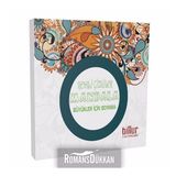 Renkli Çizgiler Mandala - Büyükler İçin Boyama