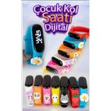 Renkli Çocuk Dijital Dokunmatik Kol Saati, Eğlenceli ve Şık Tasarım - 01P-Pembe - Seçenek 1
