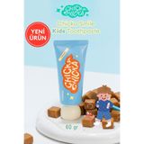 Renkli, Çürüklere Karşı Etkili Çocuk Diş Macunu KUNDAL Chicka Smile Kids Toothpaste (Caramel)