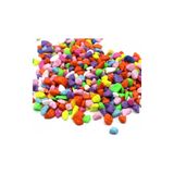 Renkli Dekoratif Çakıl Taşı 500 Gr Akvaryum Teraryum Fanus Saksı Dekoru Doğal Hobi Taşı 0.4-1 Cm