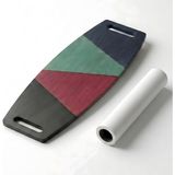Renkli Denge Tahtası Balance Roller Board Sörf Eğitim Tahtası Kaykay Eğitim Tahtası 73 x 31 cm - Çok Renkli - Standart