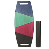 Renkli Denge Tahtası Balance Roller Board Sörf Eğitim Tahtası Kaykay Eğitim Tahtası 73 x 31 CM – RB04
