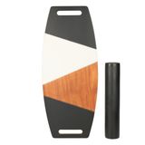 Renkli Denge Tahtası Balance Roller Board Sörf Eğitim Tahtası Kaykay Eğitim Tahtası 73 x 31 CM – RB10