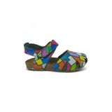 Renkli Deri Ve Ortopedik Bebek Sandalet Rr-B-0001