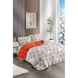 Renkli Desenli Tek Kişilik Yorgan Peluş Çift Taraflı Yastık Kılıflı (Çarşafsız) 05