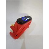 Renkli Dijital Çocuk Kol Saati, Su Geçirmez ve Dokunmatik LED Ekranlı - Altın - Kırmızı - 35 - 48 mm - Seçenek 1