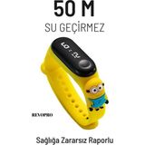 Renkli Dijital Çocuk Saati, Dokunmatik, Su Geçirmez, Eğlenceli Tasarım - 02S-Kahverengi - Seçenek 1