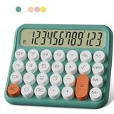 Renkli Dijital Hesap Makinesi, 15.5 cm x 13.5 cm, LCD Ekranlı, Ev ve Ofis için