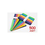 Renkli Dil Çubuğu 500 Adet gnsRKFaz3477
