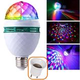 Renkli Disko Ampulü Lambası E27 Duy Dahil Led Ampul Dönen Disco Topu Lamba Işık Ampül Hareketli