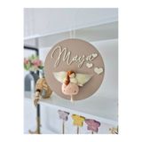RENKLİ DİZAYN Bebek/çocuk Odası Kapı Süsü,ahşap Kapı Süsü,yenidoğan,isme Özel Kapı Süsü